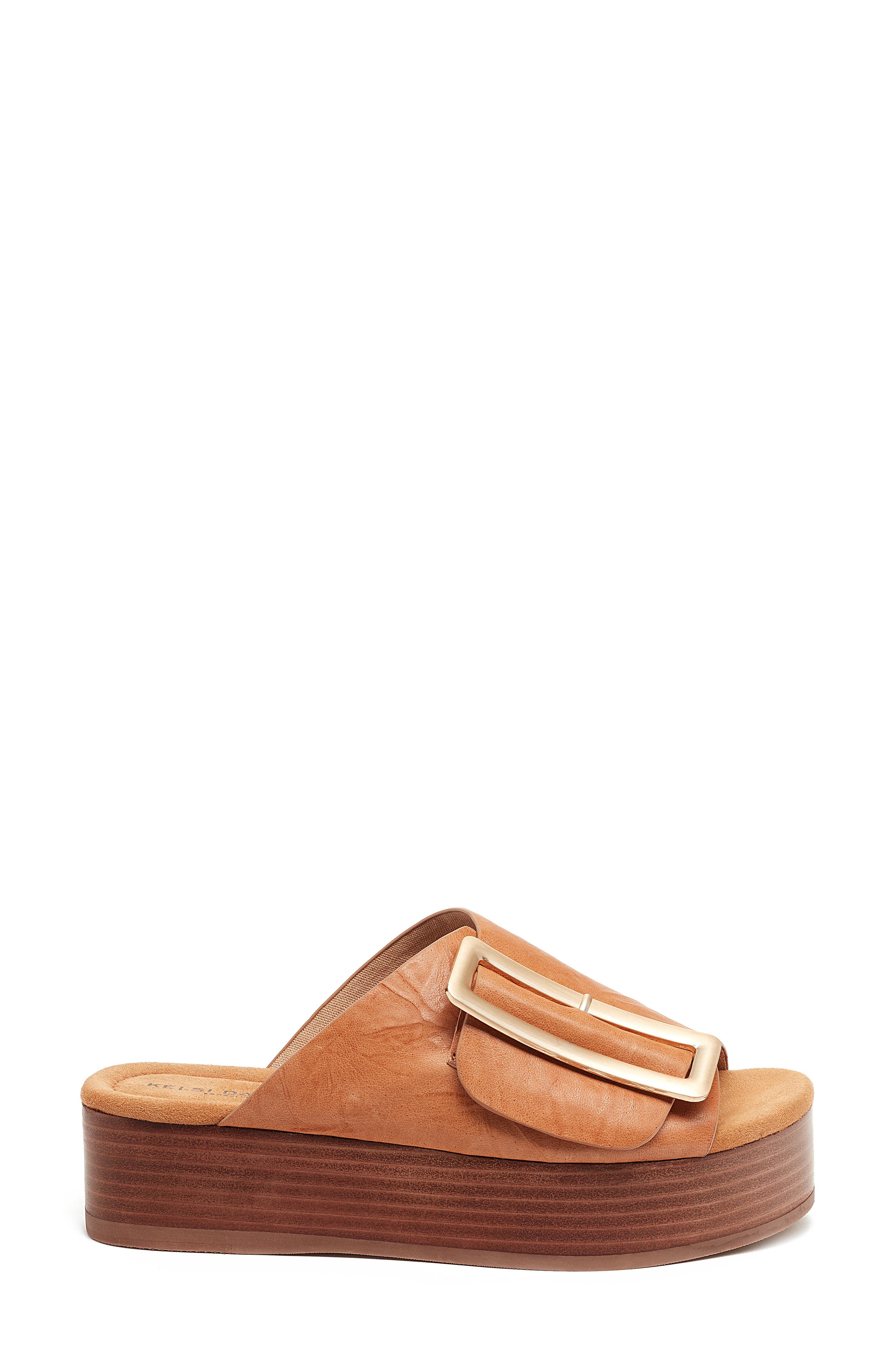 Dover Platform Sandal, Alternate, color, LIGHT SADDLE
