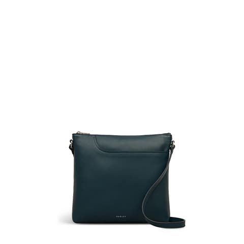 Pockets Large Ziptop  Crossbody Bag