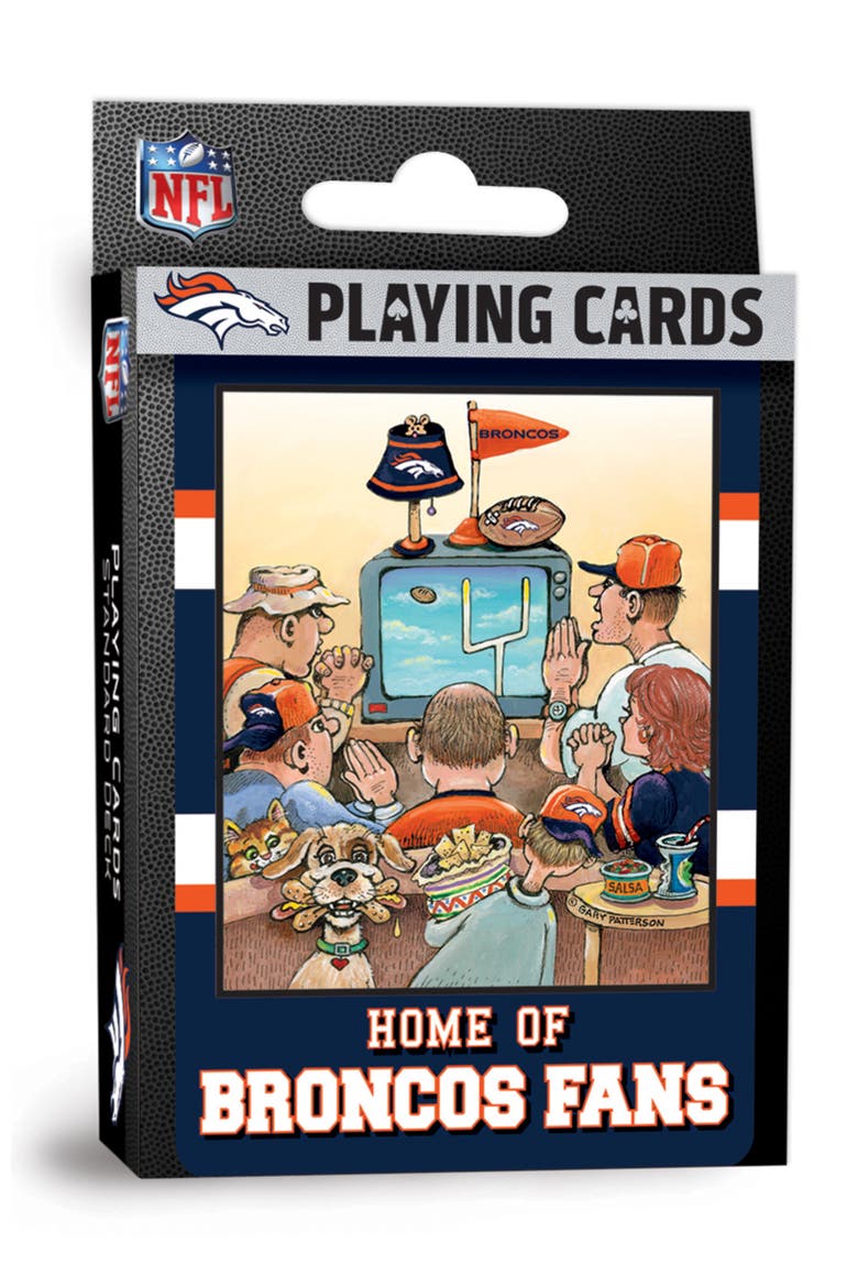 Denver Broncos Fan Deck Playing Cards, Main, color, Multicolor