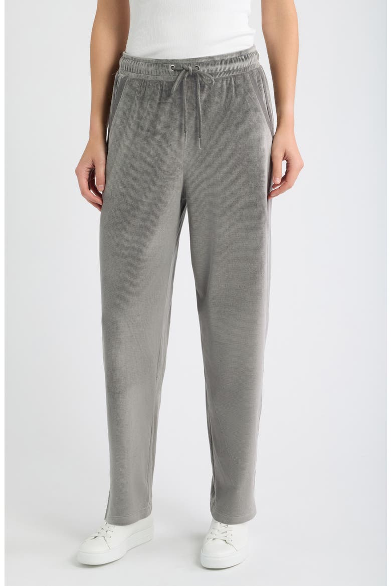 Relaxed Waffle Stitch Sweatpants, Main, color, CHARCOAL