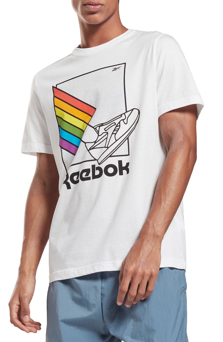 Reebok Pride Graphic Tee, Main, color, 