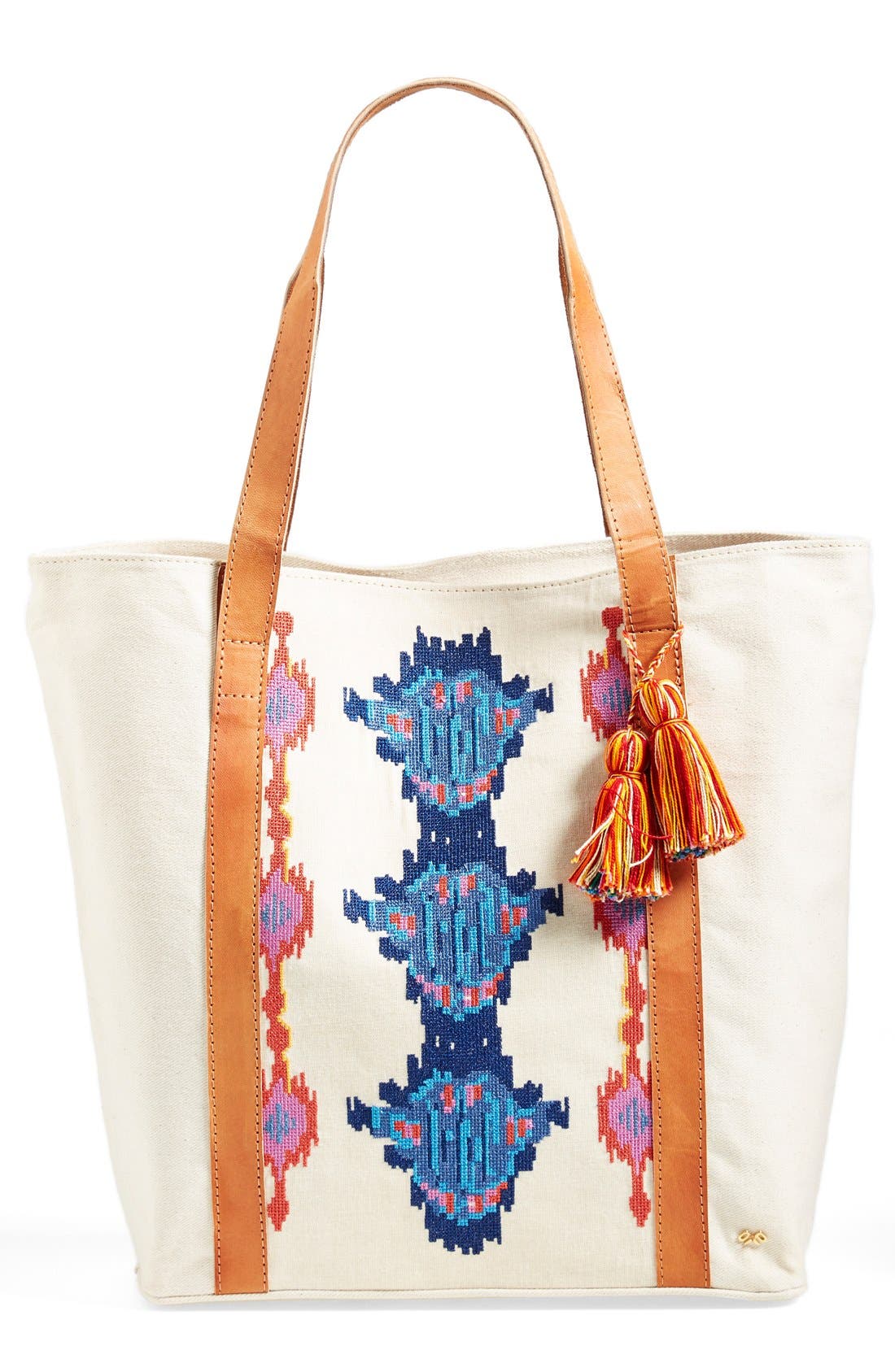 'Sun Beam' Tote, Main, color, MULTI