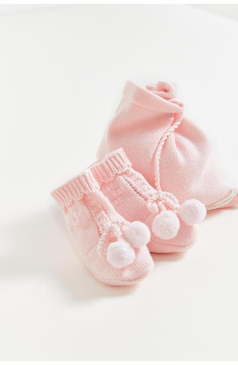 Knit Hat 
Booties Set for Infant