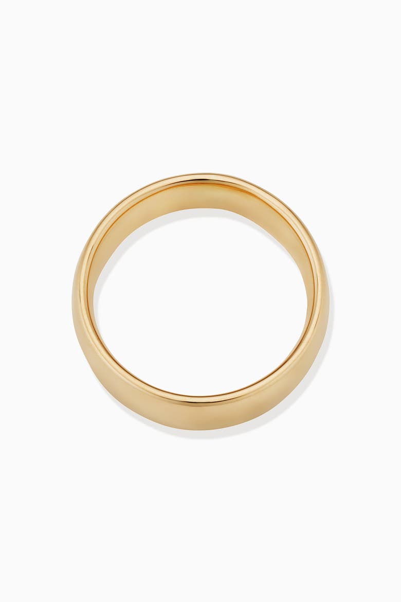 Mens Forever Band Statement Ring in 14K Gold, Alternate, color, Yellow Gold
