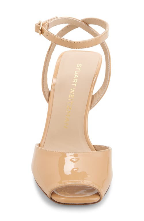 Stuart Weitzman Val Ankle Strap Sandal In Nude