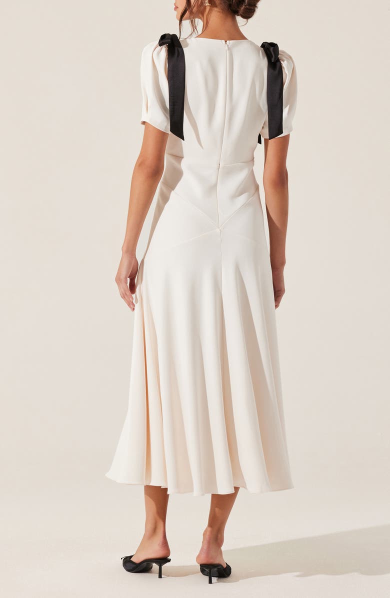 ASTR the Label Ciela Bow Sleeve Midi Dress, Alternate, color,
