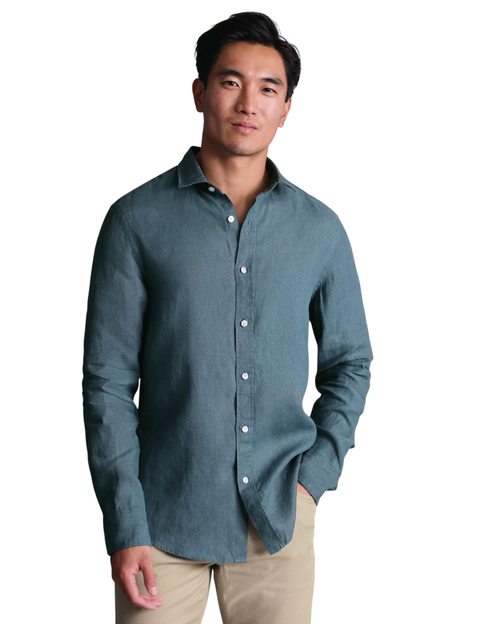 Plain Pure Linen Shirt