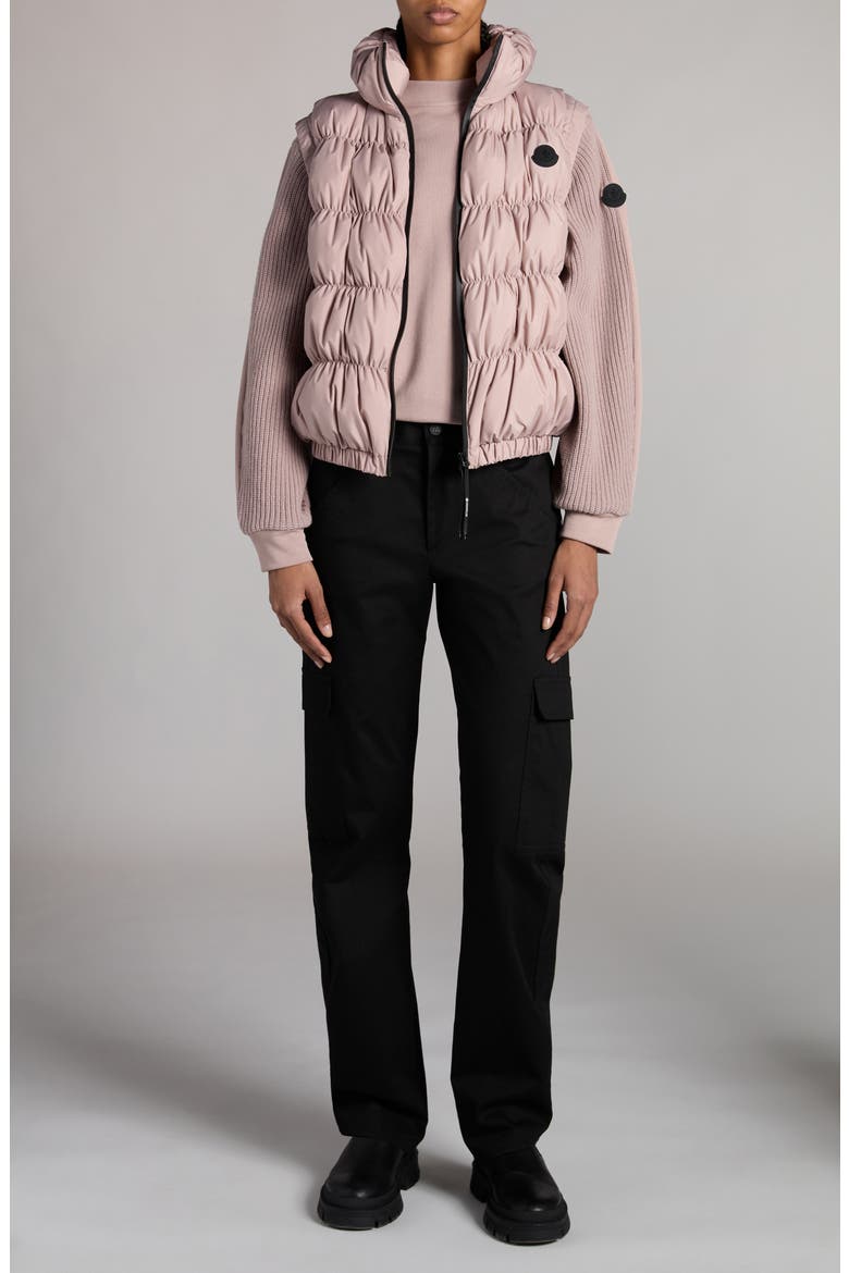 Apriate Down Puffer Vest, Alternate, color, MAUVE FANEE