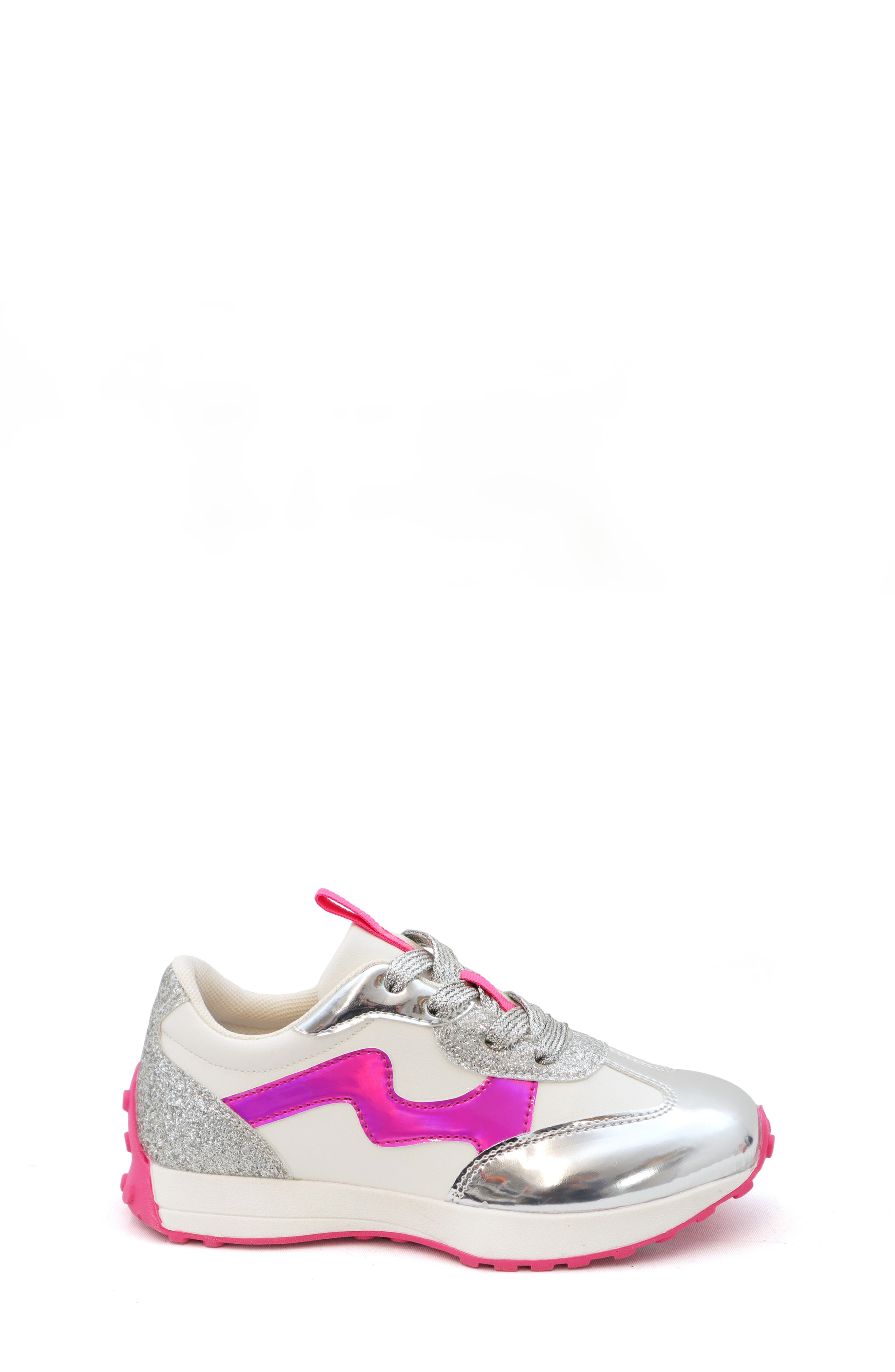 YOKI Kids' Raven Metallic Sneaker, Alternate, color, 