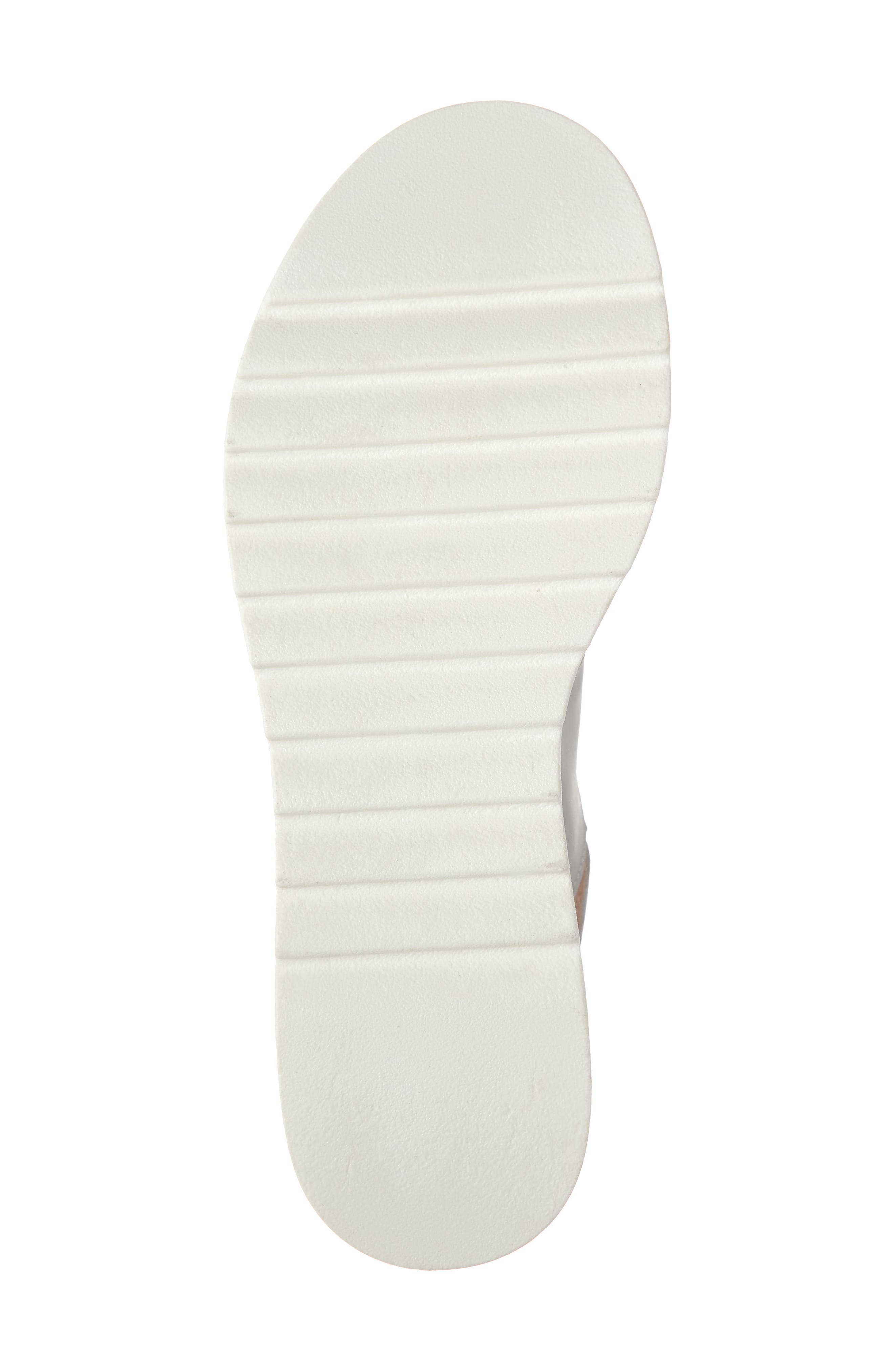 Brenda Wedge Sandal, Alternate, color, GREY LEATHER