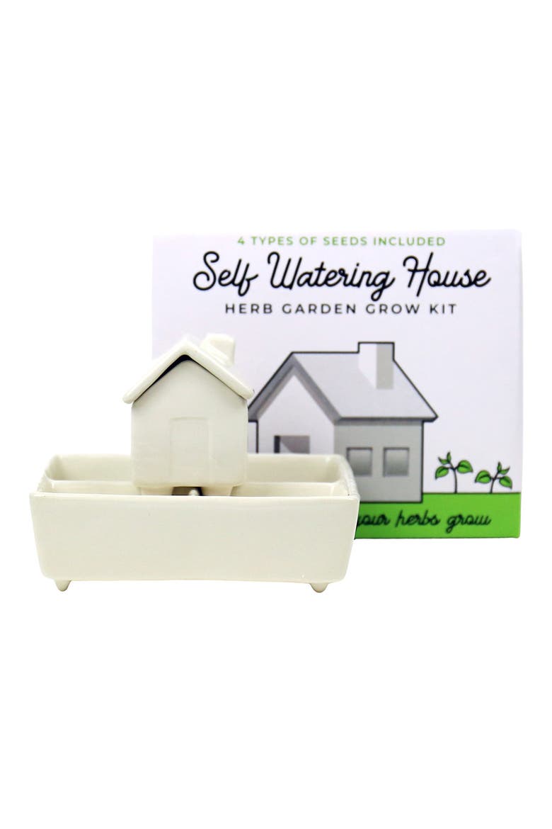 Self-Watering House Herb Garden Grow Kit, Main, color, WHITE MULTI