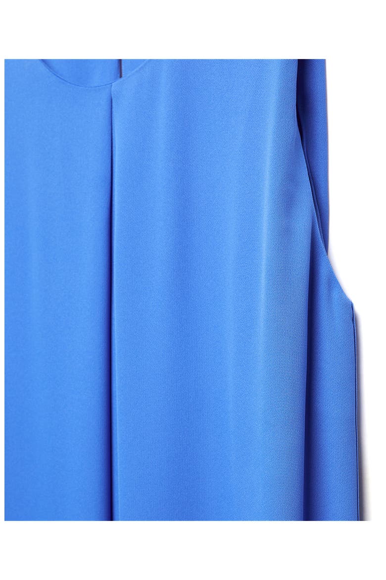 Pleated Sleeveless Dress, Alternate, color, BLUE