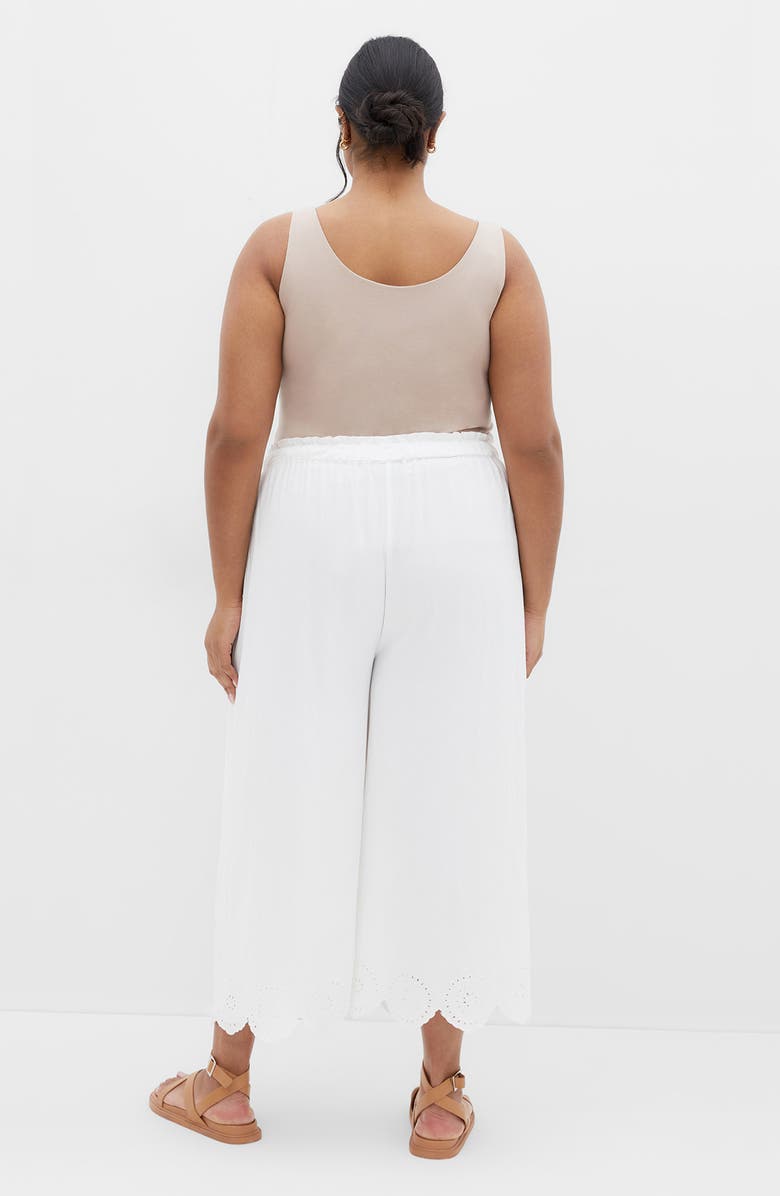 City Chic Alaia Drawstring Pants, Alternate, color, Ivory