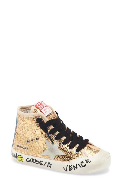 Kids' Francy Penstar Sequin High Top Sneaker (Baby, Walker & Toddler)