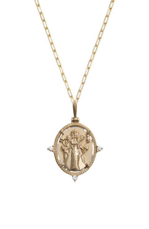 Hecate Goddess Diamond Necklace