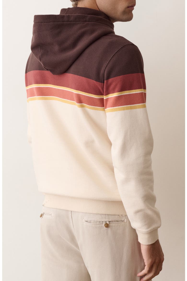 Relaxed Cloud 9 Colorblock Hoodie, Alternate, color, BROWN COLORBLOCK