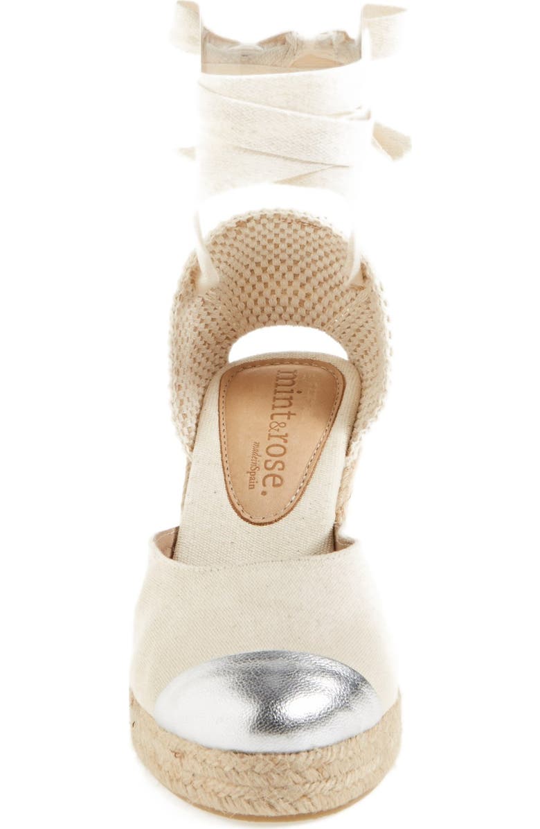 mint & rose 'Lolita' Wedge Sandal, Alternate, color,