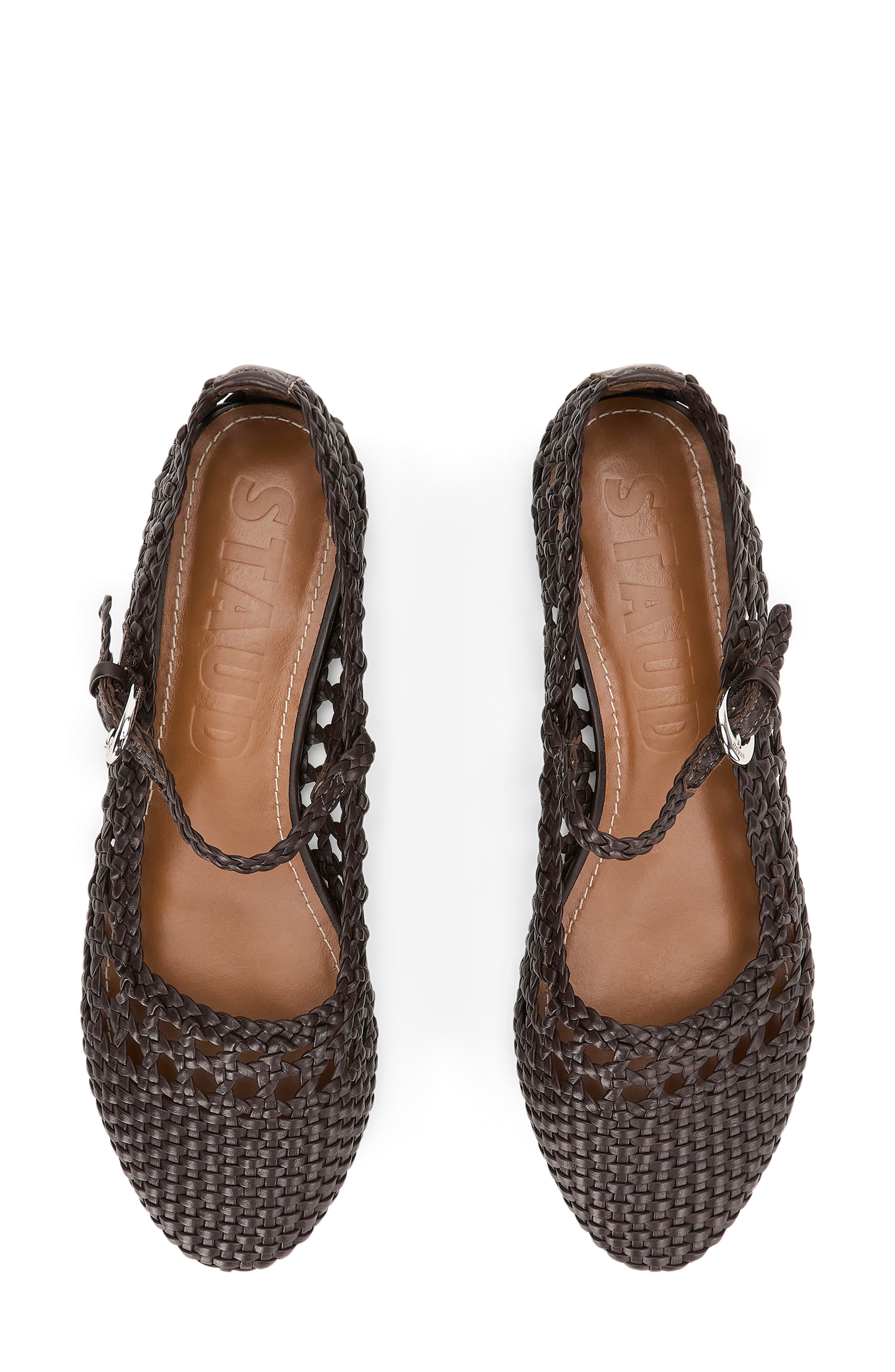 Nell Woven Mary Jane Flat, Alternate, color, ESPRESSO