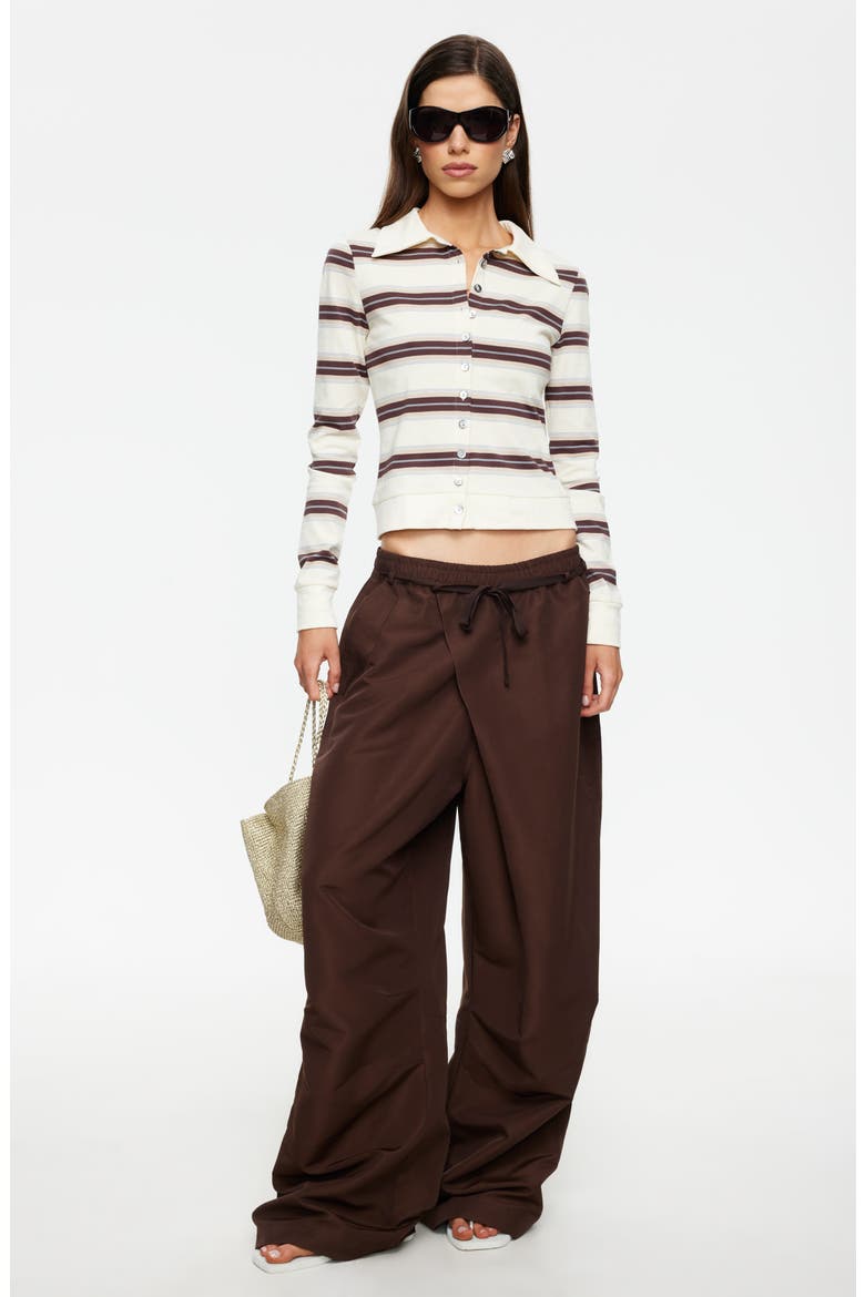 Bada Bing Stripe Jersey Cotton Sweater, Alternate, color, SAND STRIPE