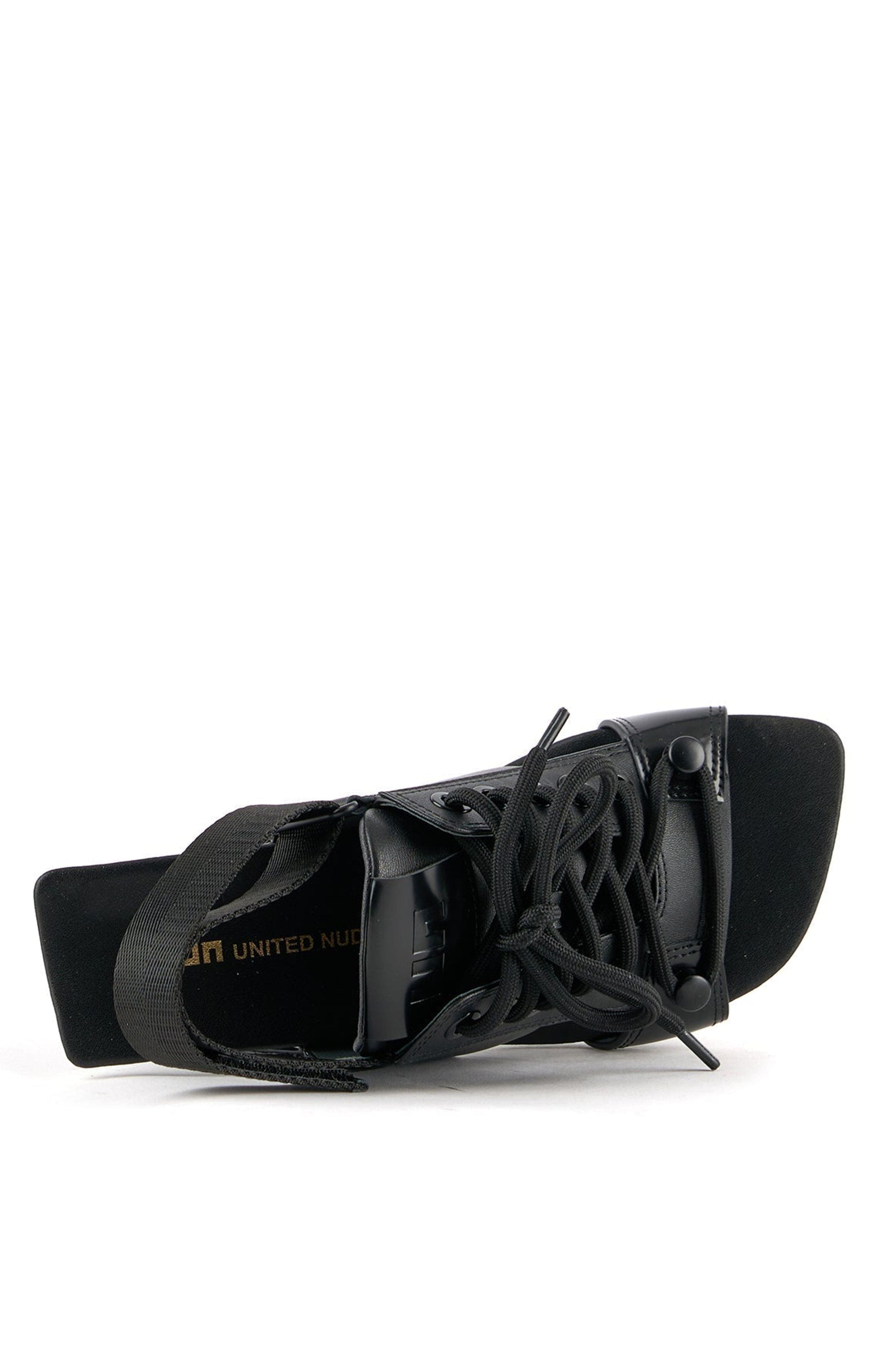 Loop Sporty Hi sandal, Alternate, color, Black