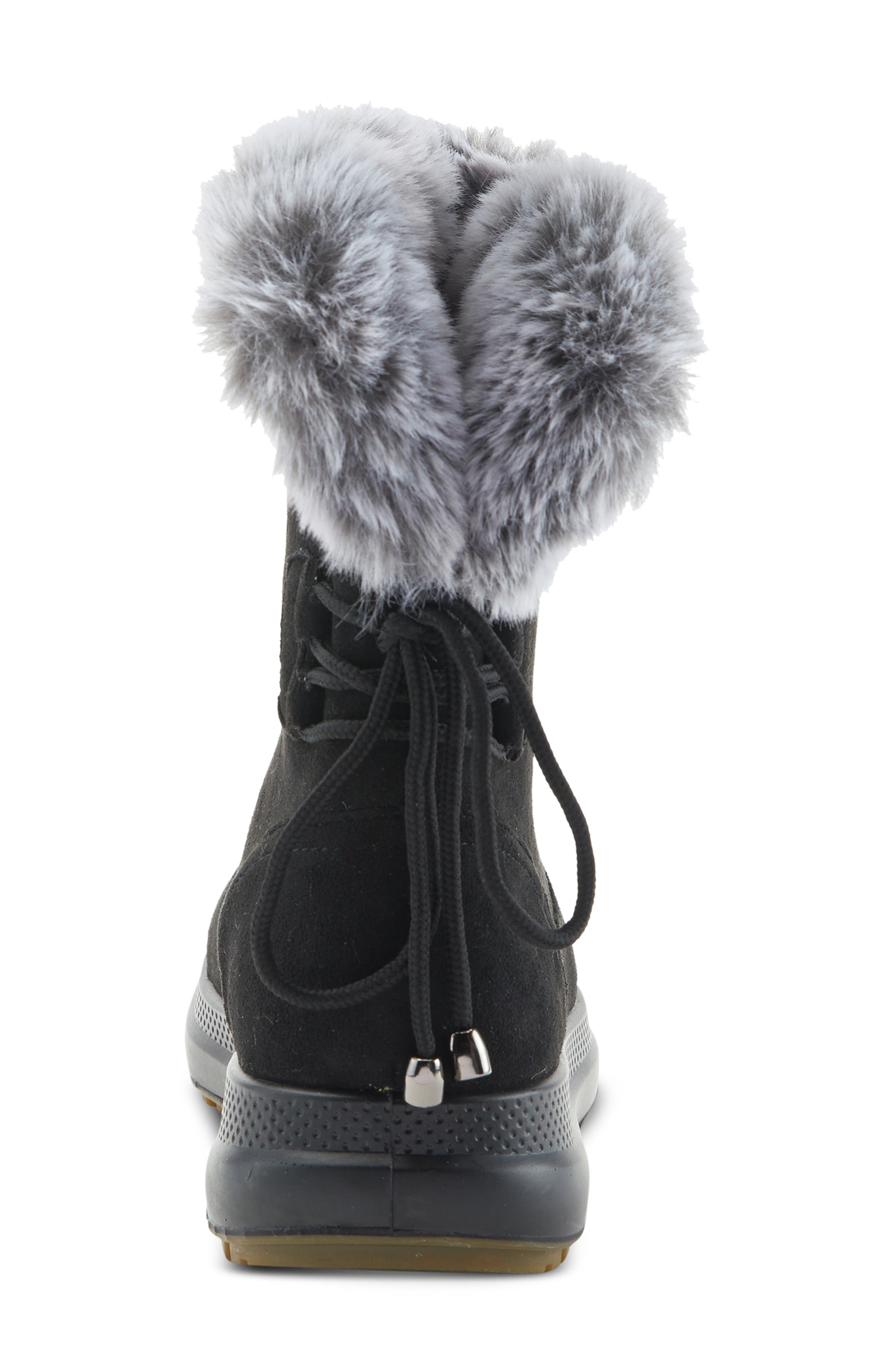 Flexus by Spring Step Snowbird Faux Fur Waterproof Boot, Alternate, color, 