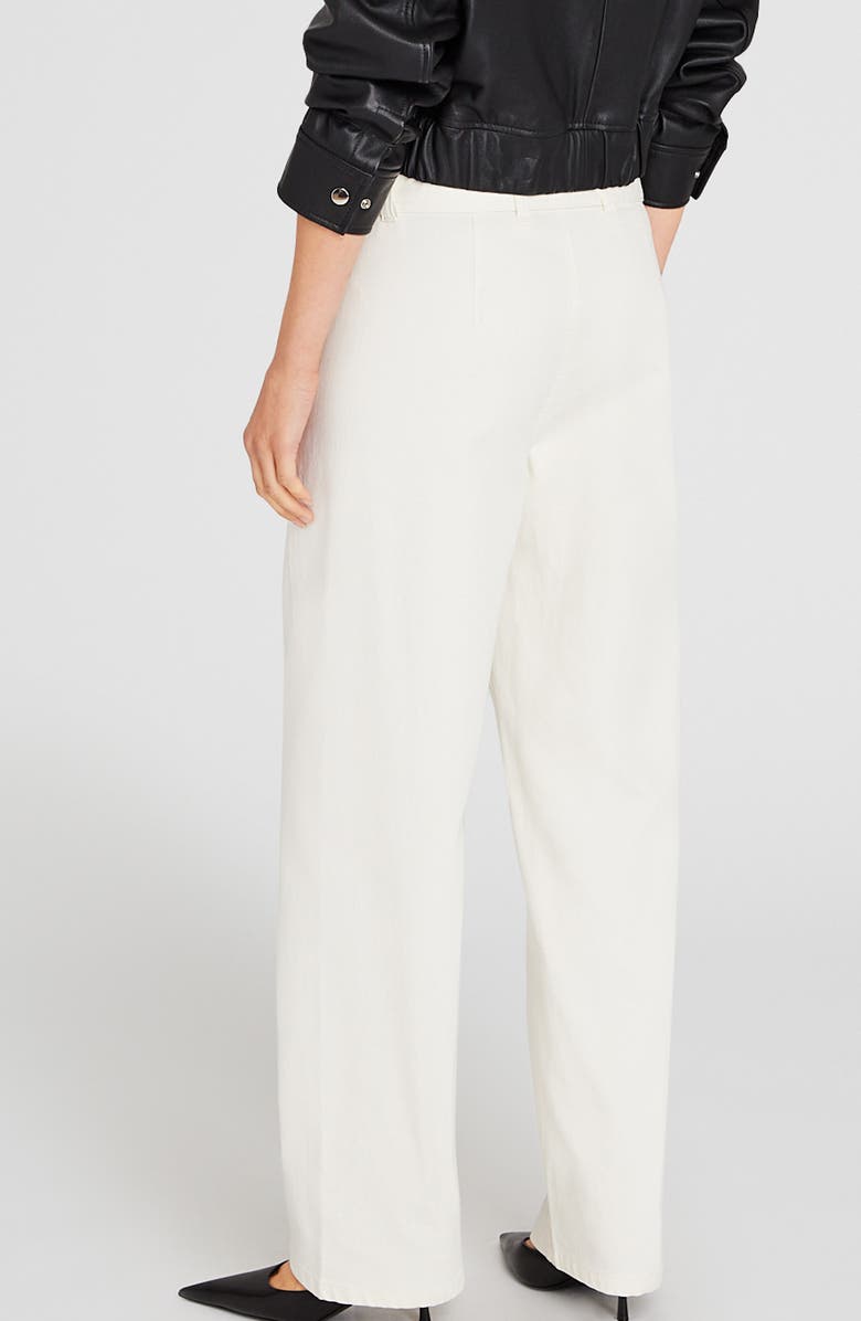 Club Monaco Belted Barrel Leg Utility Pants, Alternate, color, 