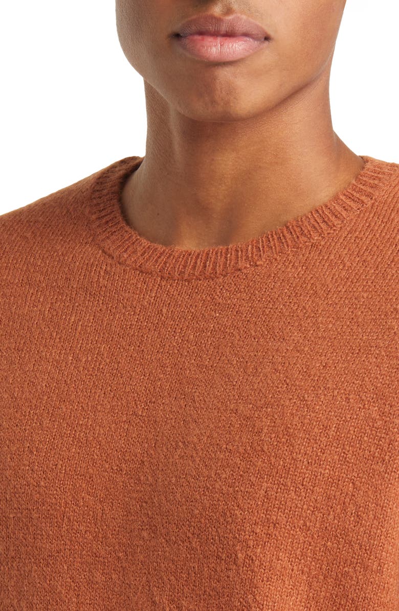 Topman Fluffy Crewneck Sweater, Alternate, color, 