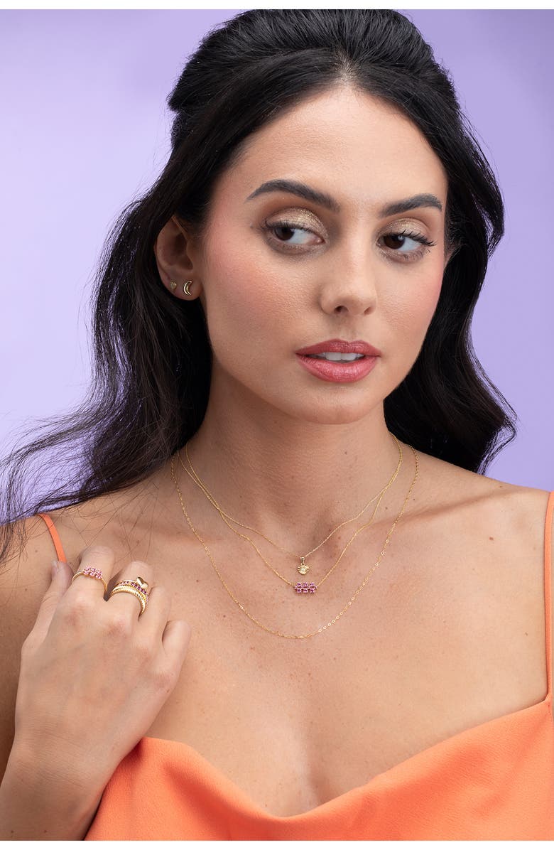 Bony Levy Icon Diamond Heart Pendant Necklace, Alternate, color, 