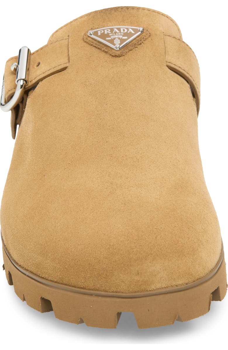 Prada Buckled Mule, Alternate, color, Cannella