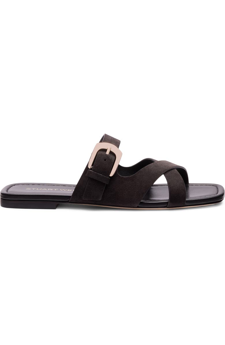 Stuart Weitzman Sai Slide Sandal, Alternate, color, Shadow