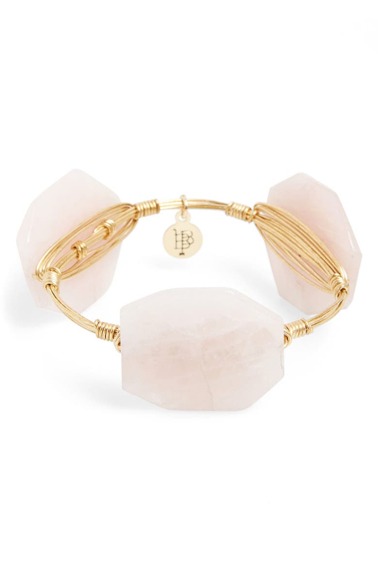 Bourbon and Boweties Medium Stone Bracelet, Main, color, 