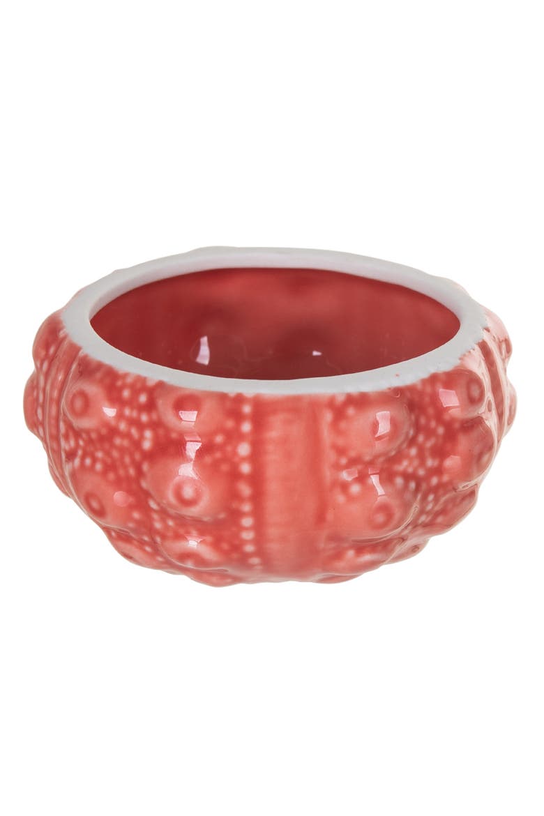 Coral & Bisque Urchin Whale Treasure Box, Alternate, color, Red