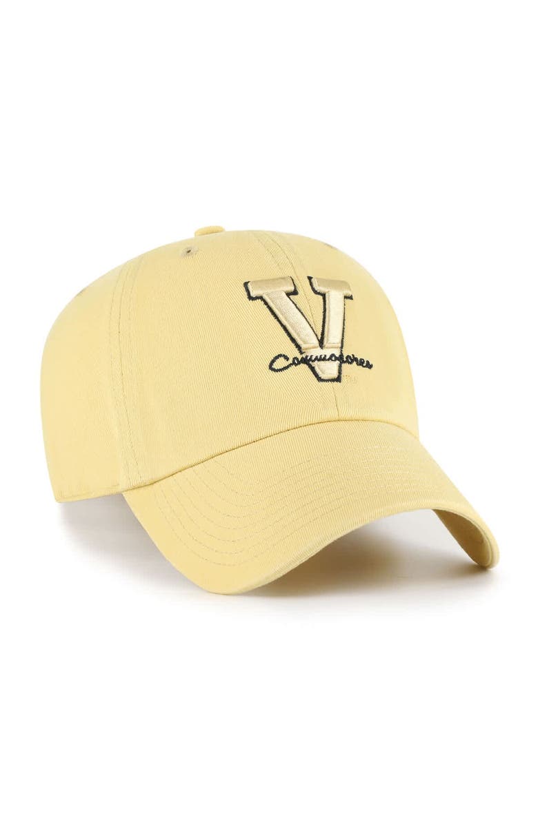 '47 Men's '47 Gold Vanderbilt Commodores Vault Clean Up Adjustable Hat, Alternate, color, 