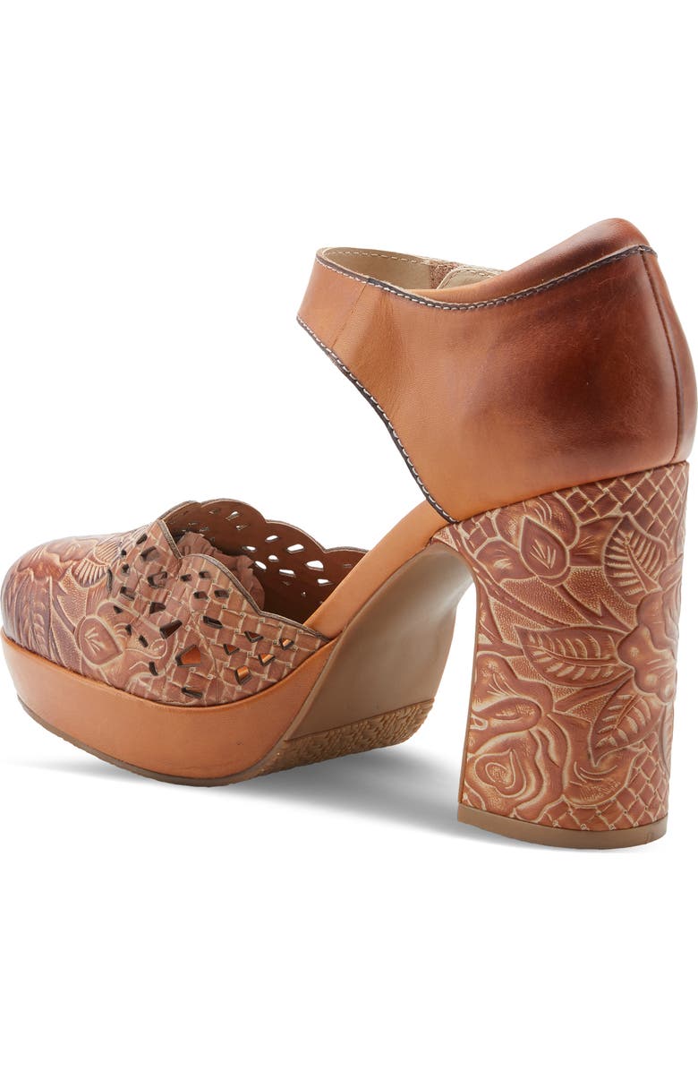 L'Artiste by Spring Step Mary Jane Platform Pump, Alternate, color, Camel Multi