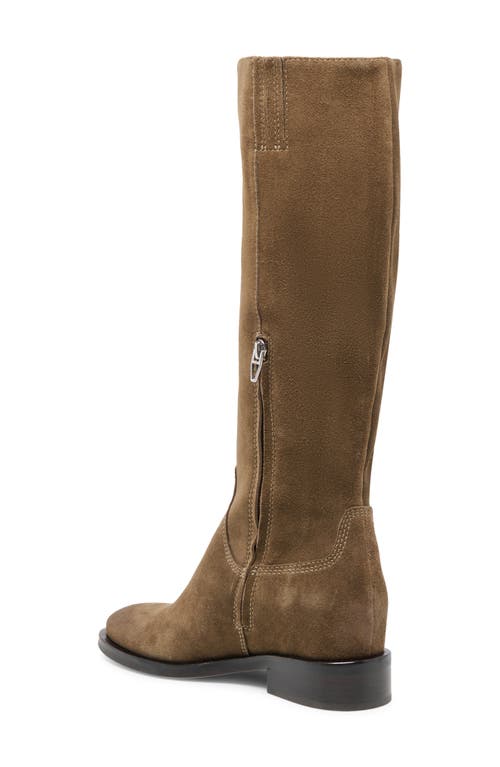 Dolce Vita Womens Kilian H2o Tall Knee High Buckle Riding Boots Regular Wide Calf In Brown