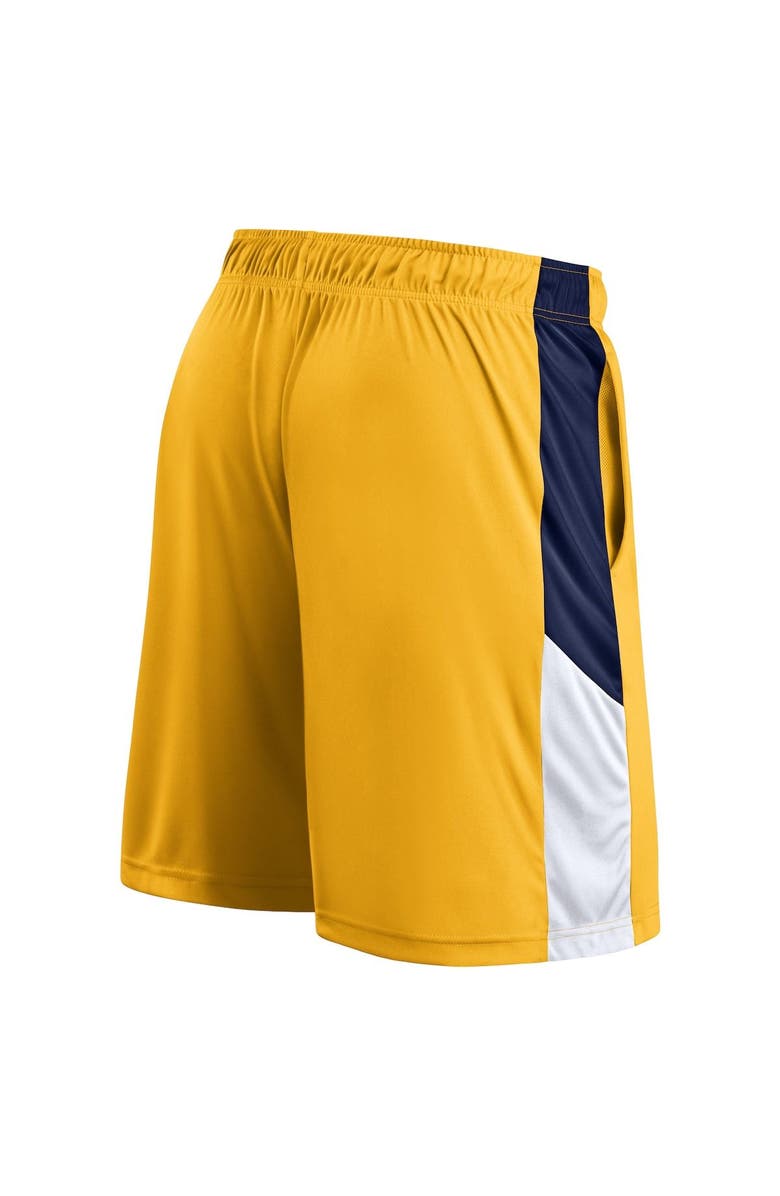 FANATICS Men's Fanatics Branded Gold Denver Nuggets Practice Performance Shorts, Alternate, color,