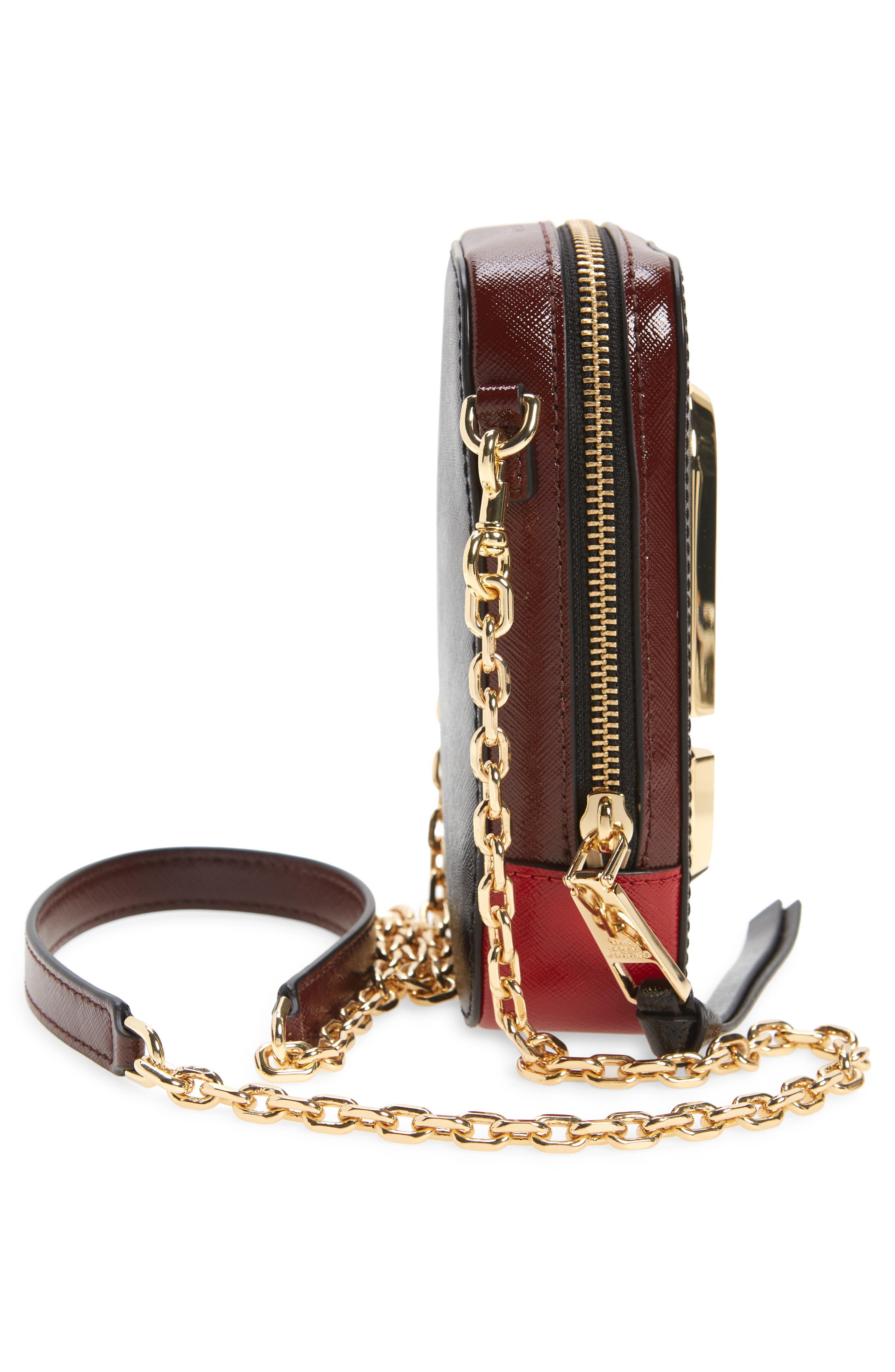 Marc Jacobs The Marc Jacobs The Hot Shot Saffiano Leather Shoulder Bag, Alternate, color, 