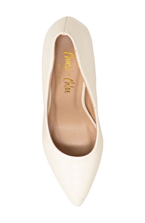 Chase & Chloe Chase And Chloe Lala Pointed Toe Pump
