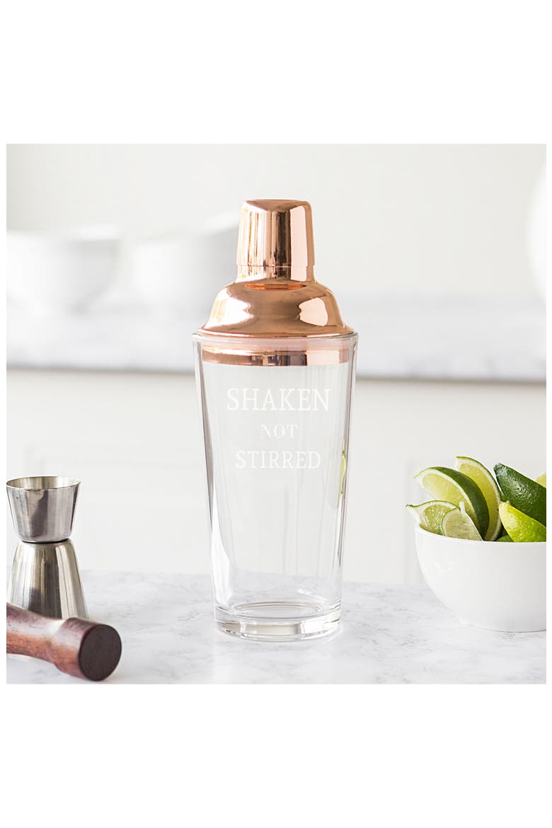 Shaken Not Stirred Cocktail Shaker, Alternate, color, METALLIC COPPER