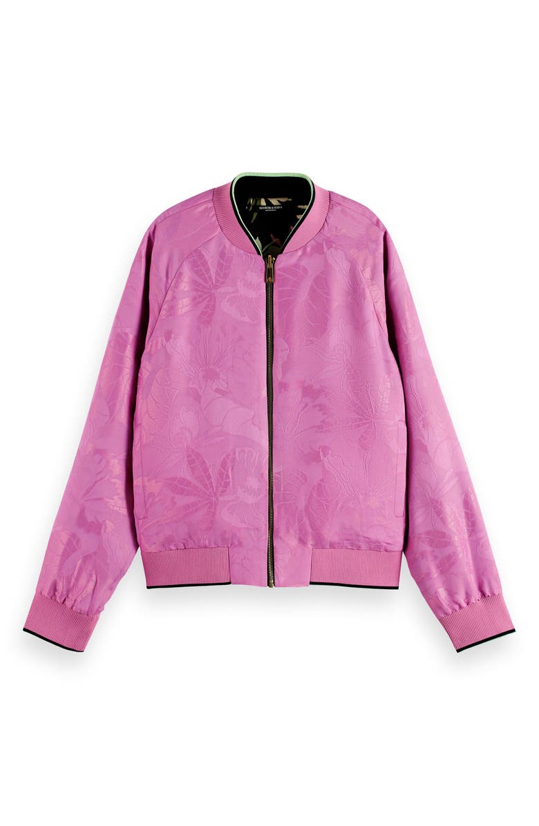 Scotch & Soda Reversible Floral Bomber Jacket, Alternate, color, 