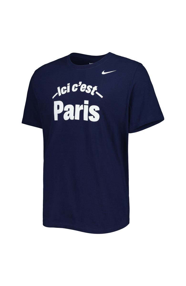 Nike Men's Nike Navy Paris Saint-Germain Core T-Shirt, Alternate, color, 
