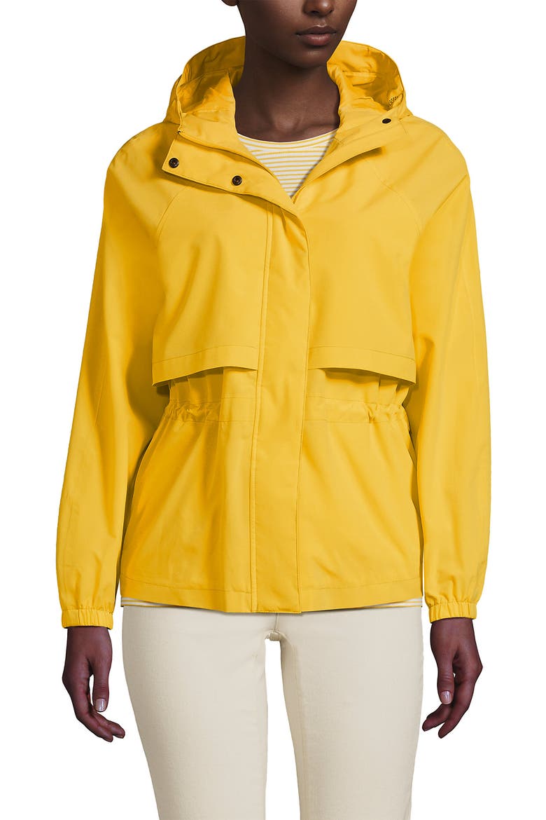 Squall Packable Rain Jacket, Main, color, Goldenrod
