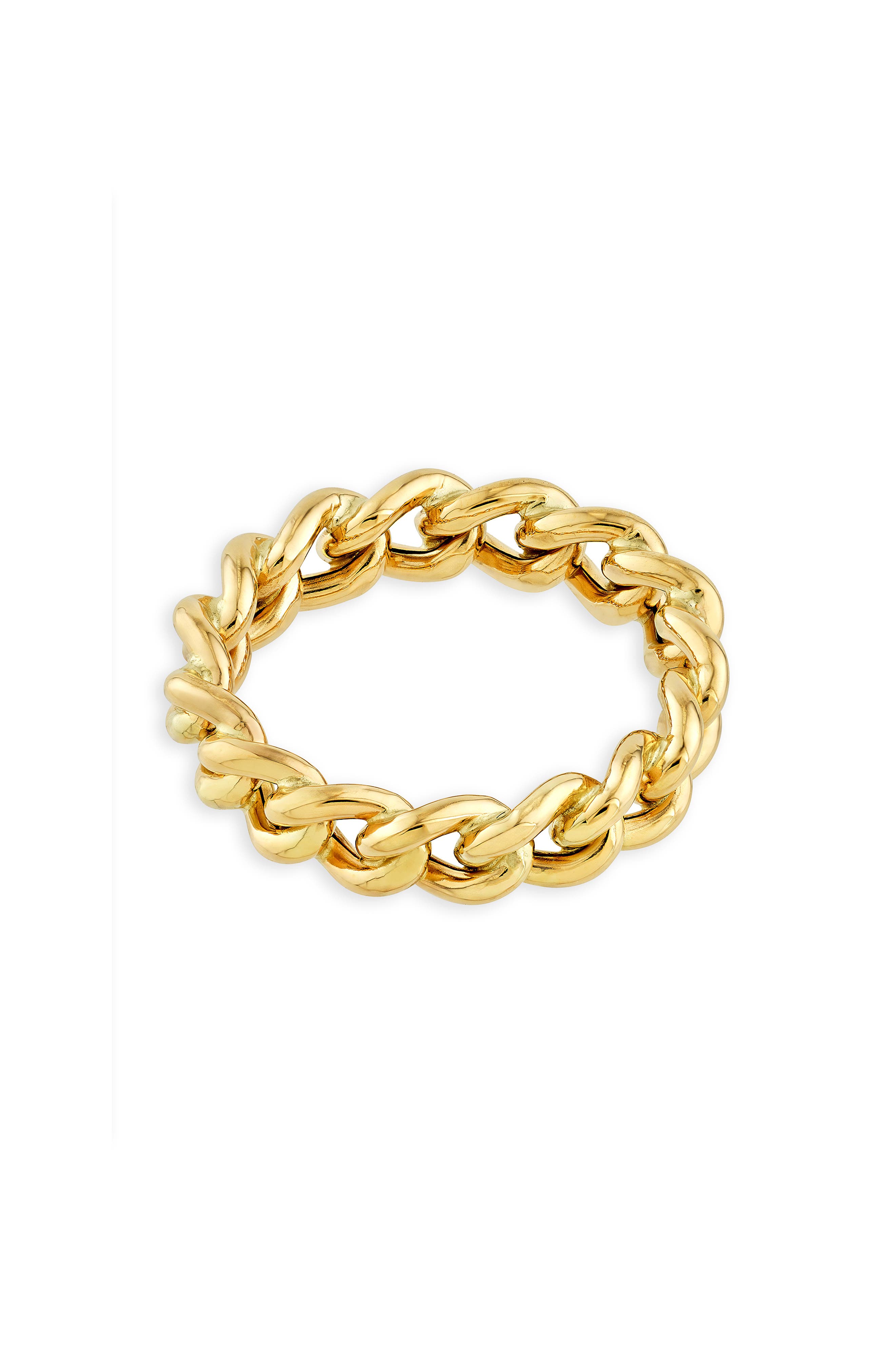 HAWLEY ST Mini Curb Chain Band Ring (Women) | Nordstromrack