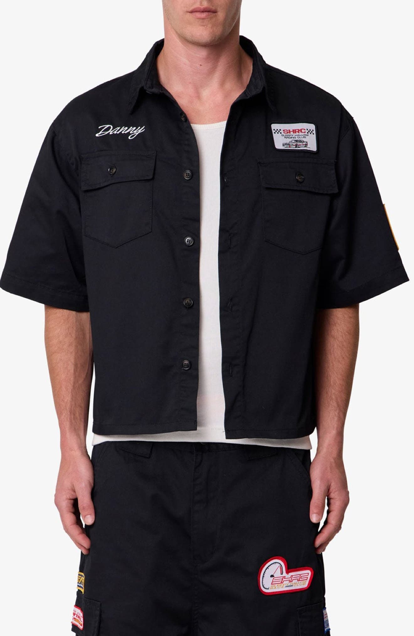 Patch Pocket Cotton Work Shirt