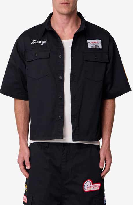 Patch Pocket Cotton Work Shirt