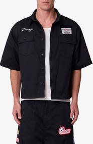 mnml Patch Pocket Cotton Work Shirt