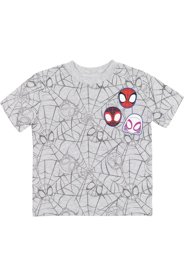 Spider-Man 3-Pack Short Sleeve T-Shirts, Alternate, color, Spider Man Blue Red