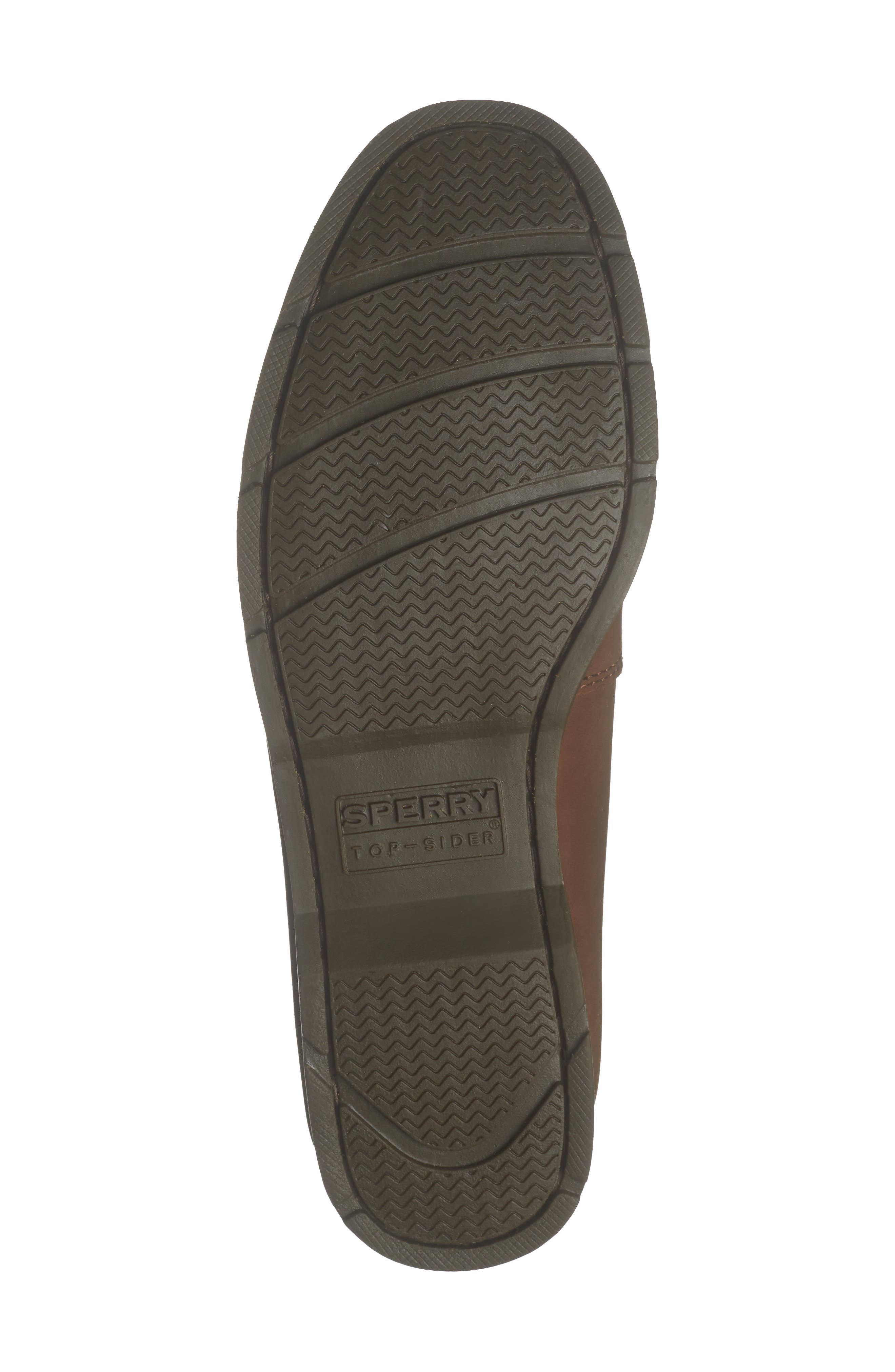 Sperry Leeward Leather Boat Shoe, Alternate, color, 