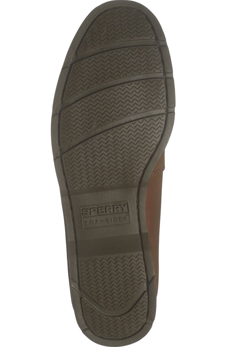 Sperry Leeward Leather Boat Shoe, Alternate, color,