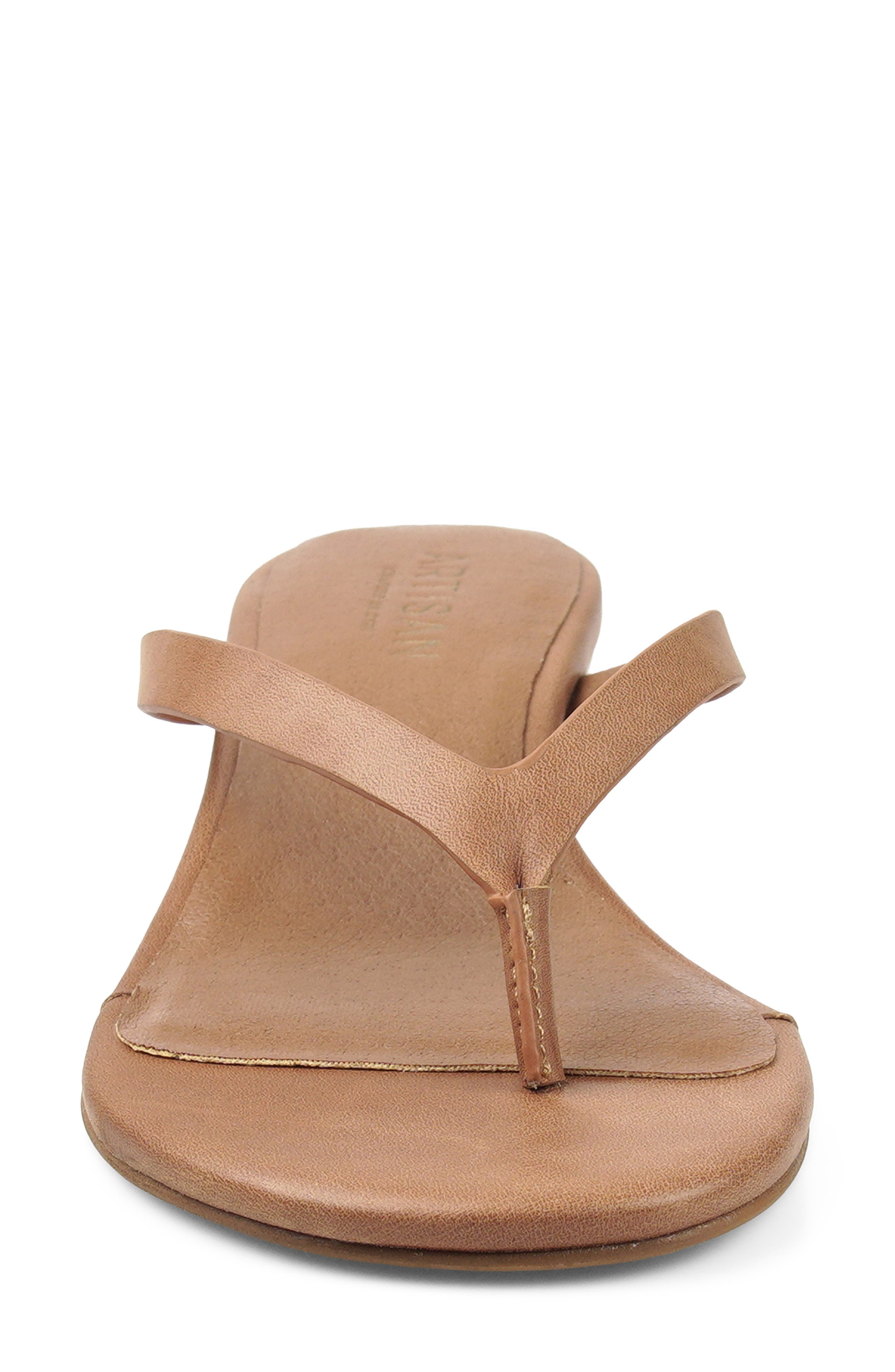 Hacienda Leather Wedge Sandal, Alternate, color, TAN LEATHER